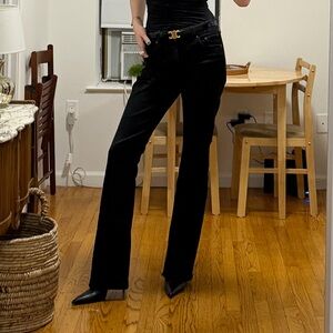 Abercrombie & Fitch Black Straight Leg Jeans